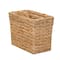 Household Essentials 17" Hyacinth Wide Side by Side Magazine Rack